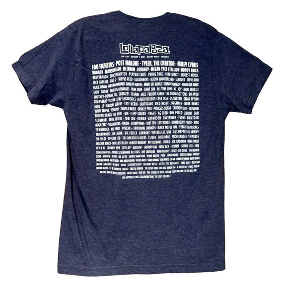 2021 Lalapalooza Concert T-Shirt, Size Medium, EUC - Picture 2 of 3